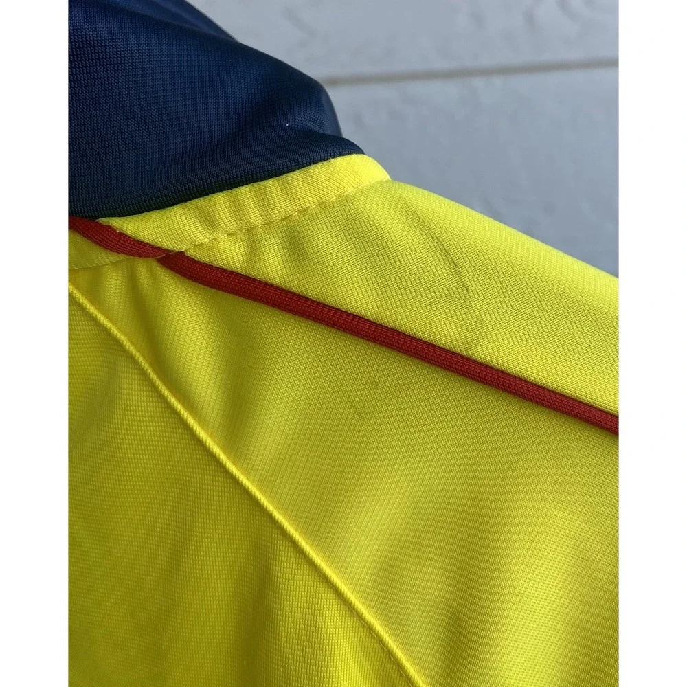 Club America Men's FC Track Jacket Yellow Blue size Large